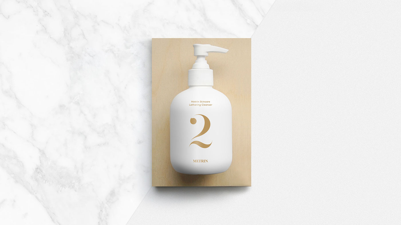 skincare cream branding  brand skin natural Packaging product leaf Marble