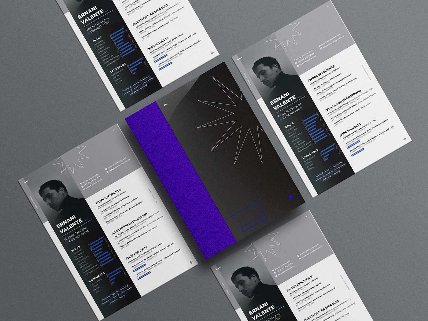 brand identity business card Curriculum Vitae CV cv design design graphic design  portfolio Resume