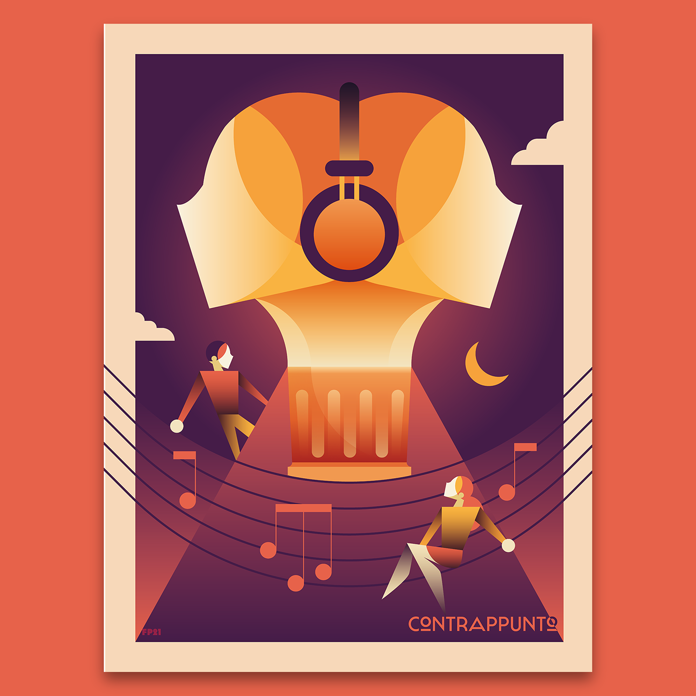 beer brewery ILLUSTRATION  poster