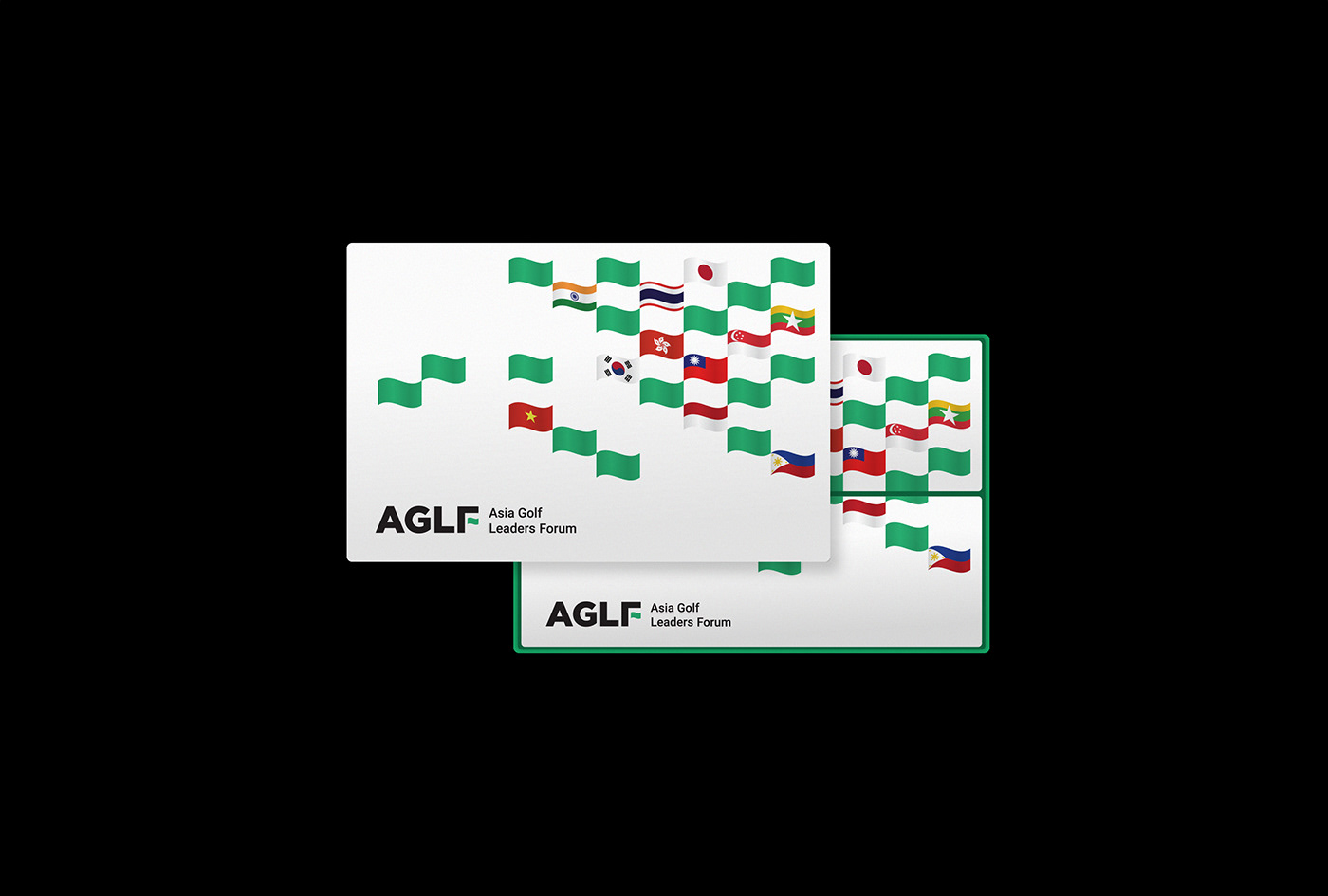 AGLF Association brand identity branding  golf Plan a sport 플랜에이 Brand Design