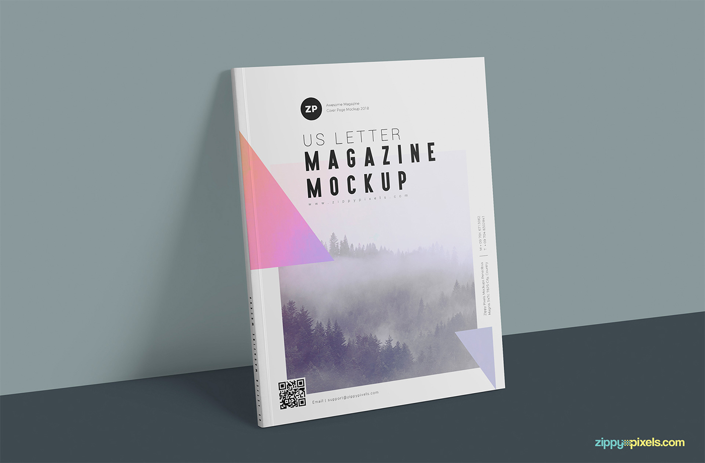 Download Two Free US Letter Size Magazine Mockups PSD on Behance