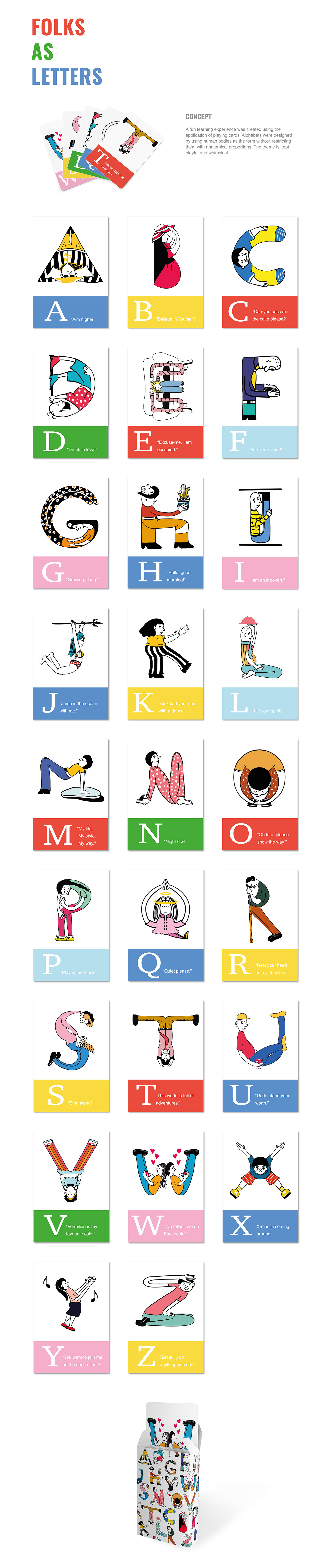 36daysoftype alphabets Character design  characters Fun ILLUSTRATION  kids Playing Cards type typography  