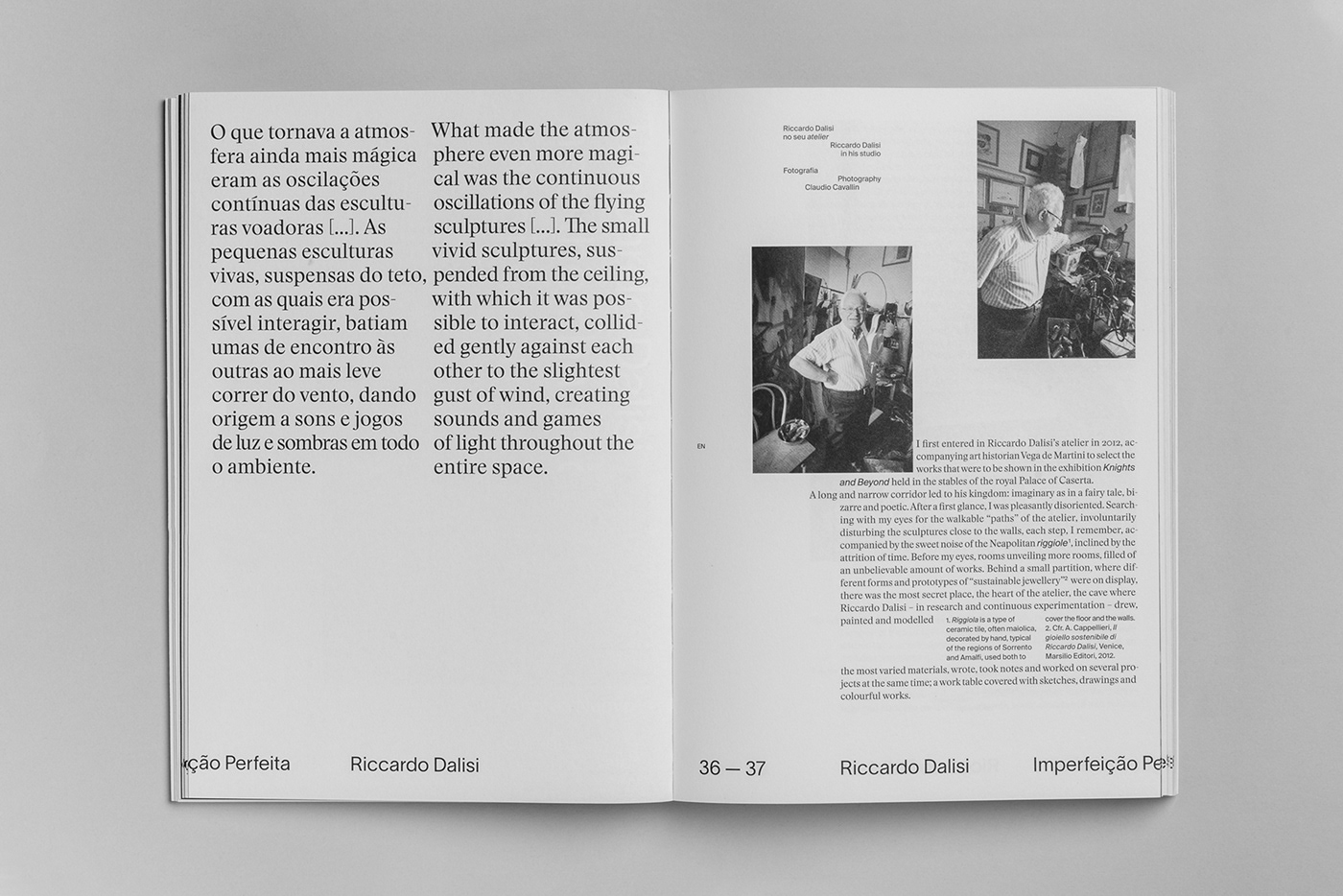editorial design  graphic design  typography   book Catalogue Porto design biennale porto Riccardo Dalisi catalog