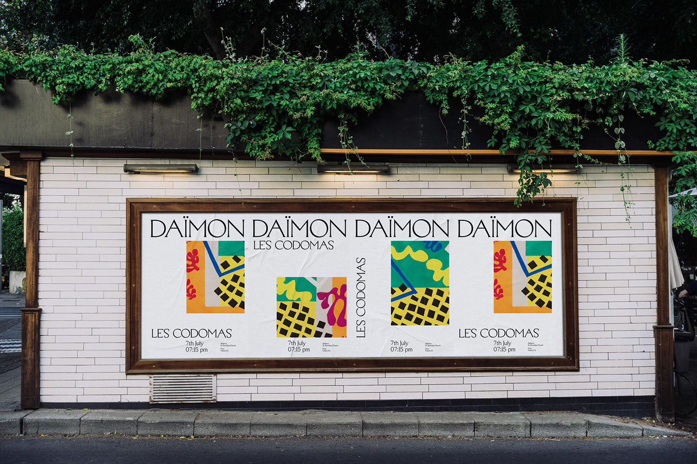 daimon cartel poster system graphic design  typography  