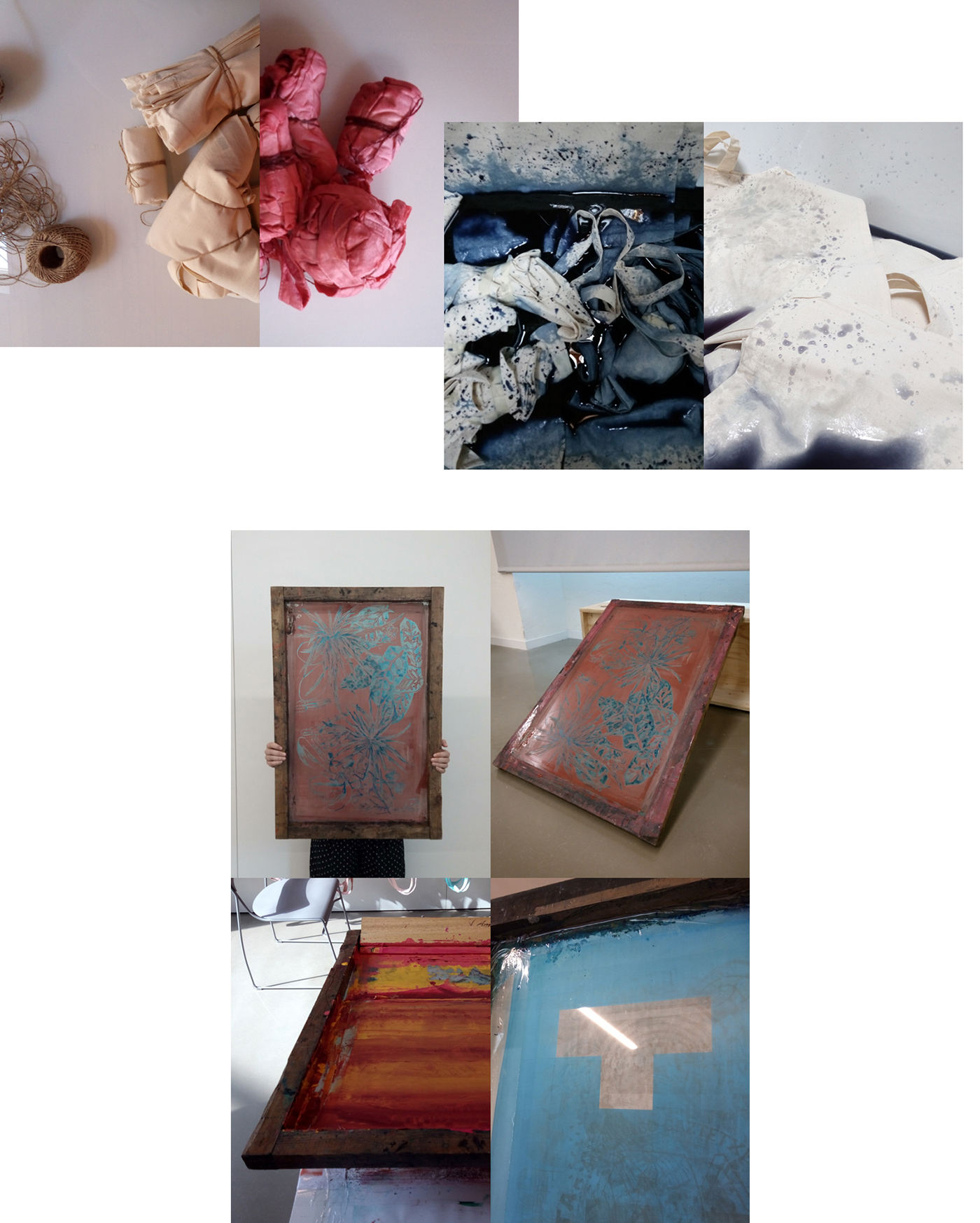 Tote Bags Screenprinting silkscreen ink Flowers Drawing  painting   tabakalera art merchandising