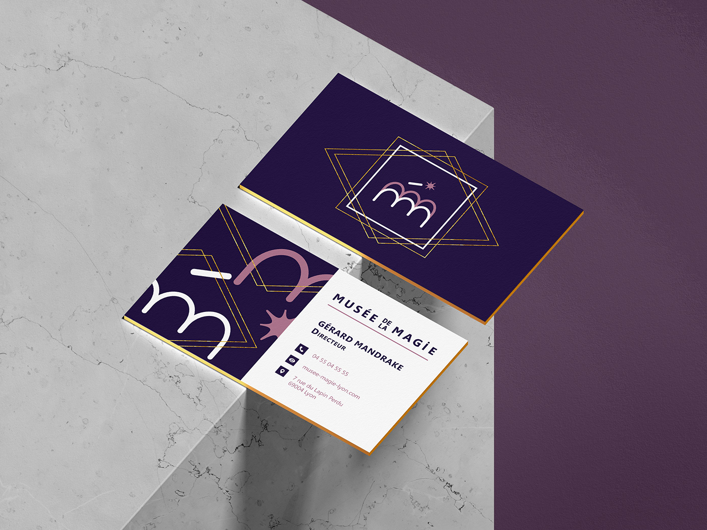 branding  identity Magic   museum