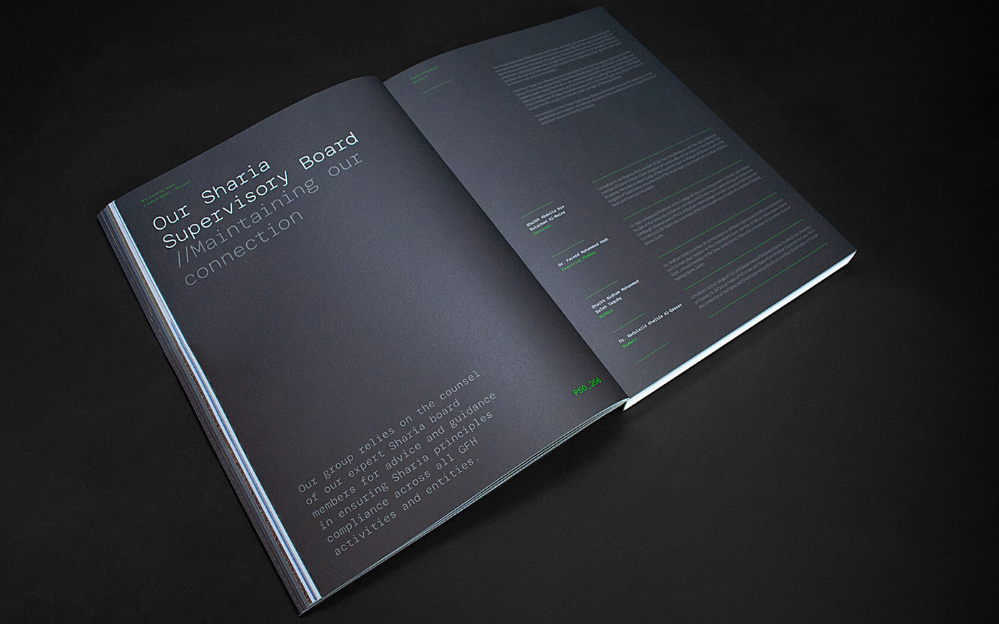 annual report corporate foil Layout minimal Packaging print Technology typographic typography  