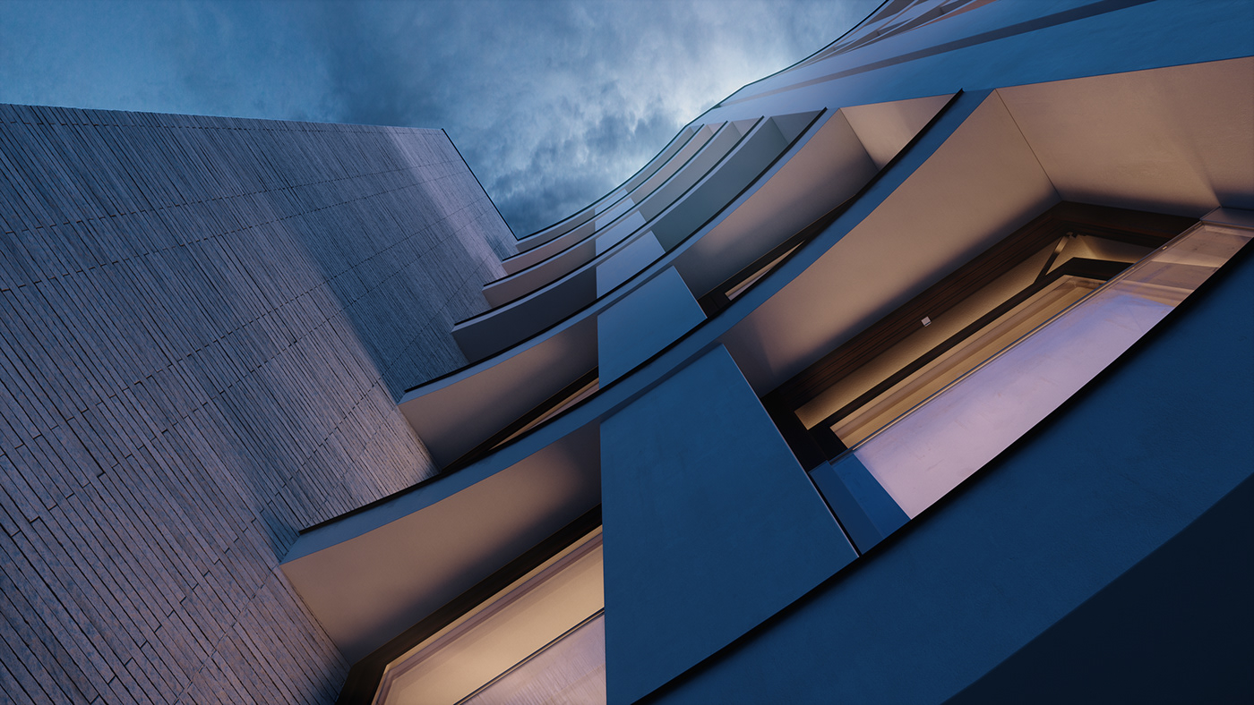 3danimation animation  apartments architecture archviz CGI exterior HDRI Render visualization