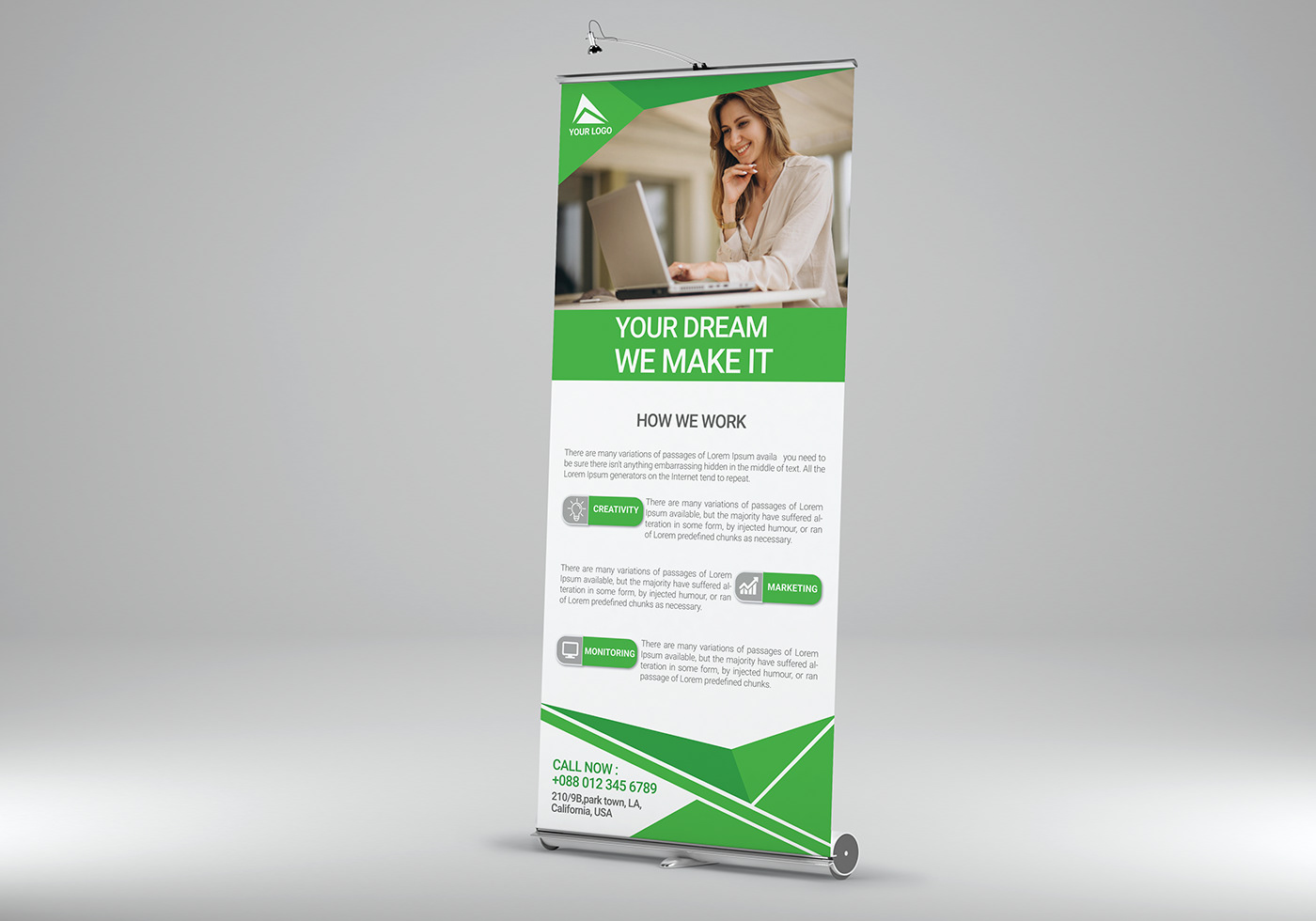 roll up banner banner Pull up banner X-BANNERS Popup Banner stylish creative modern professional Web Banner