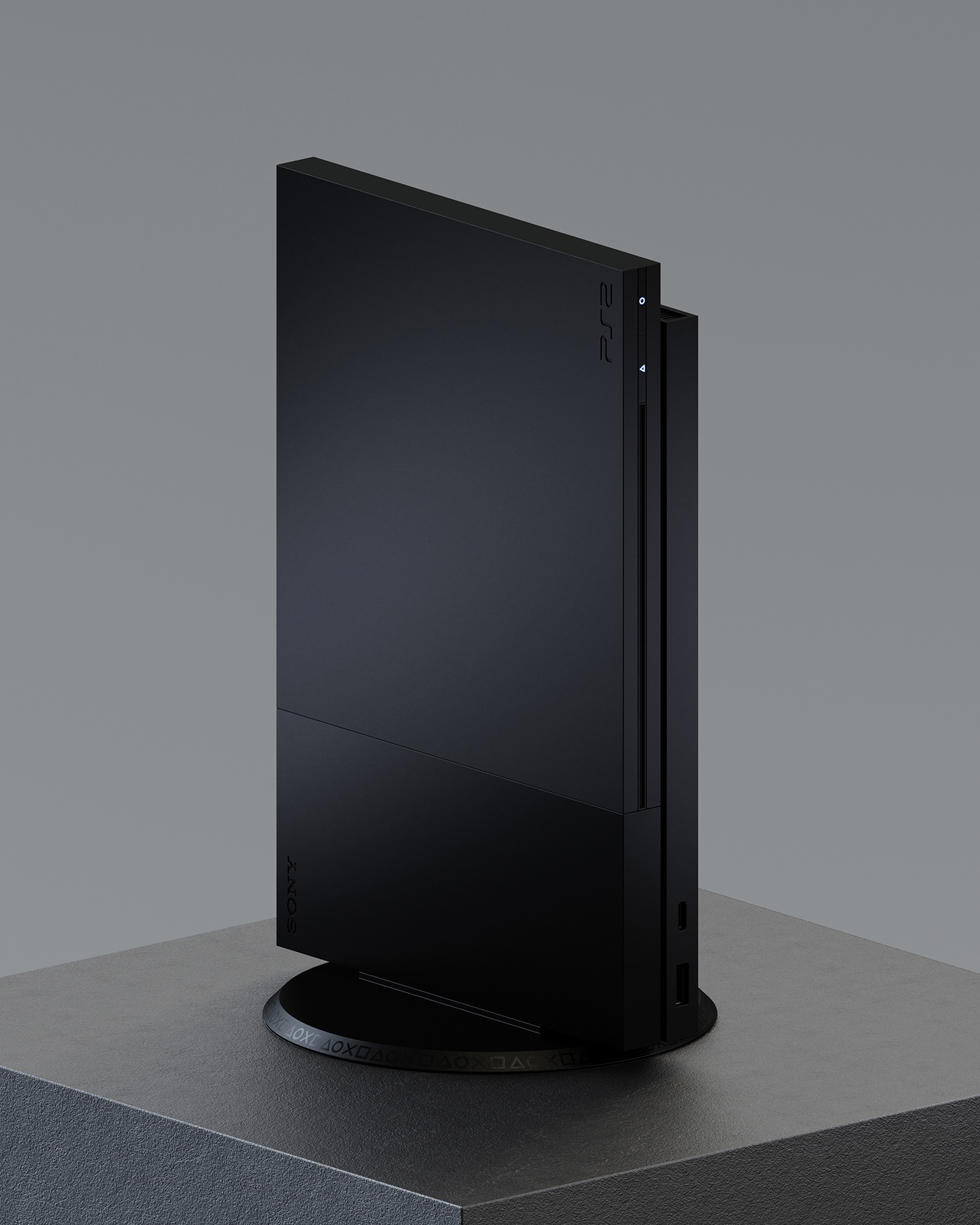 3D design Gaming industrial design  playstation product product design  redesign Render Sony