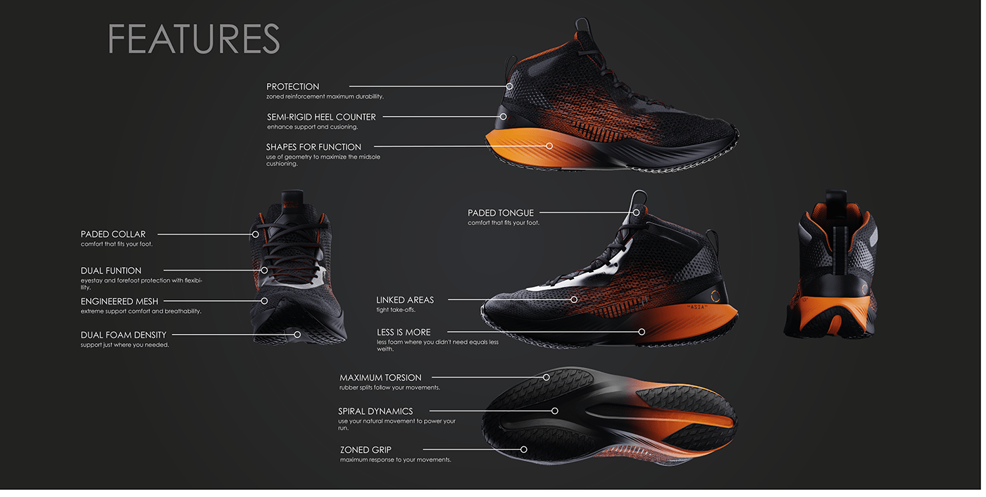 3D CGI Clothing concept Fashion  modern Render sneakers visualization