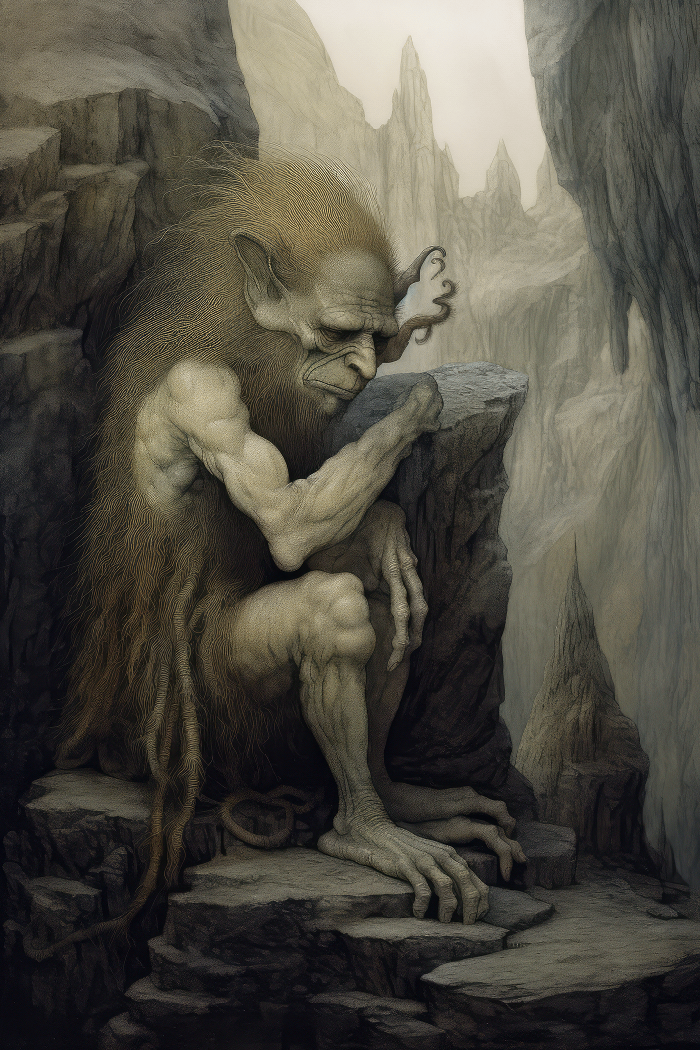folklore art Folklore nordic artwork mystical art mystical creature Mystical Forest nordic folk art nordic folklore