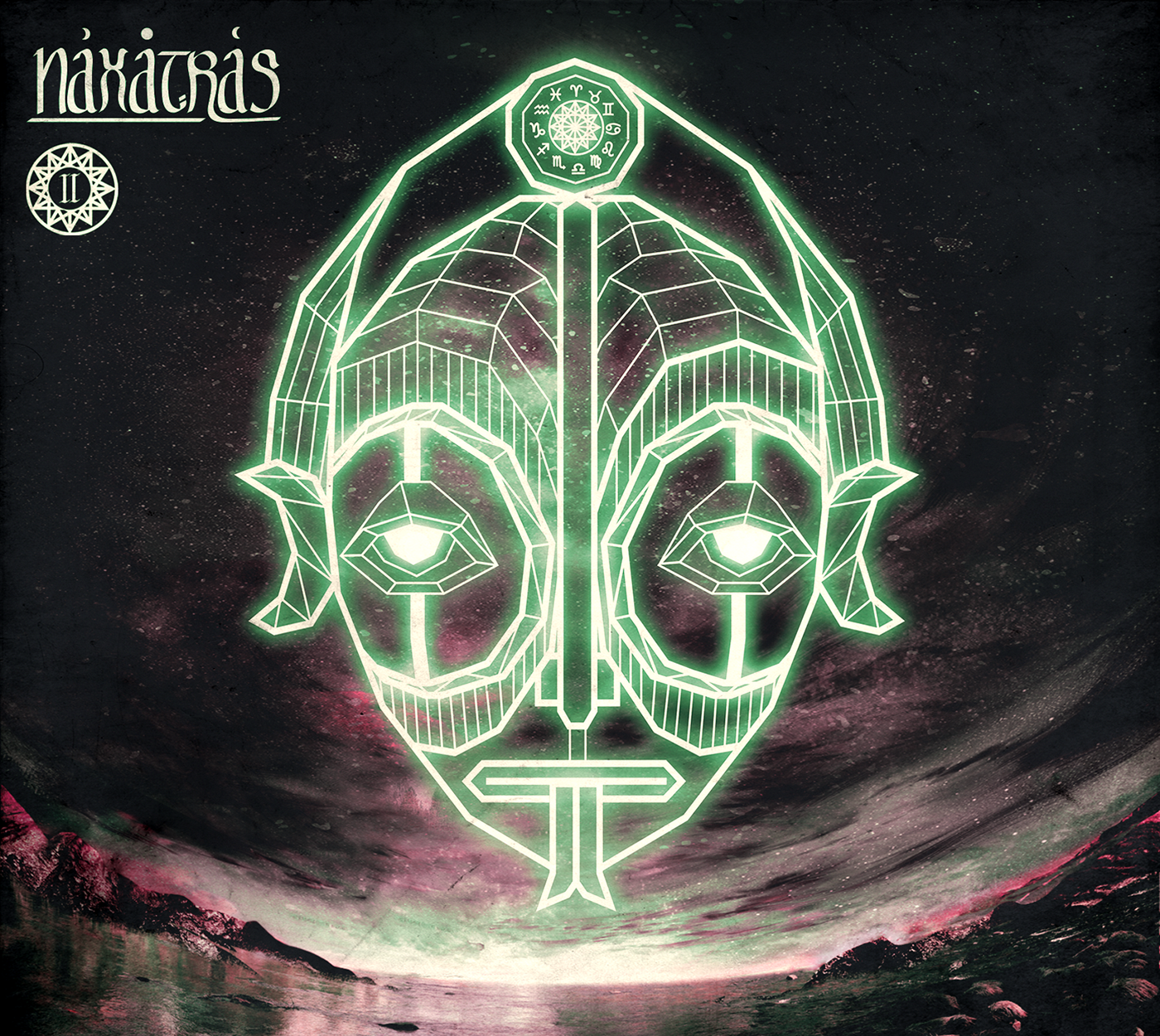 naxatras band music Album cover album artwork stoner psyhedelic wacom adobe