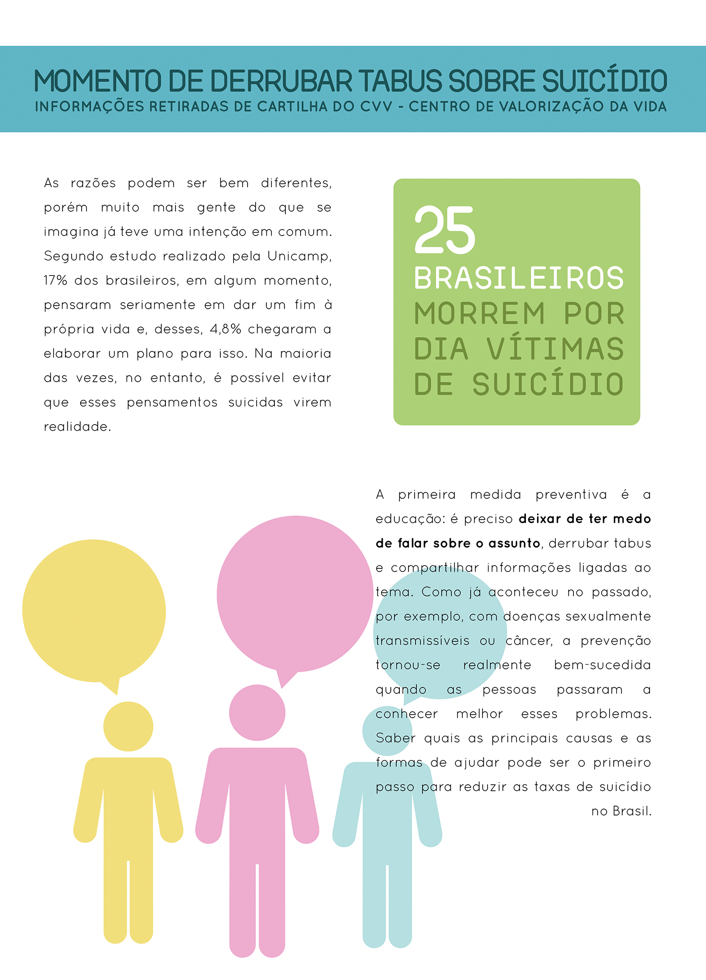 redesign suicidio poster diagrmação