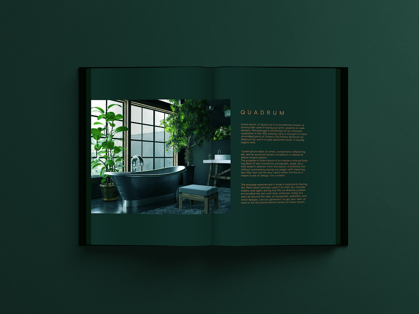 abstract architect architecture book catalog corporate Dark Green luxury modern Web