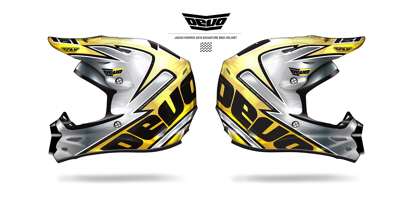 bmx Motocross moto mountain bike helmet graphics TLD custom helmet action sports motorcycle typography  