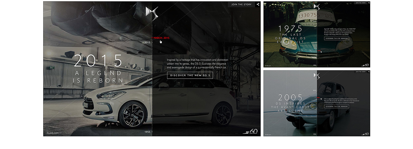 Webdesign art direction  UI/UX automotive   DS Experience digitale Brand Content Advertising 