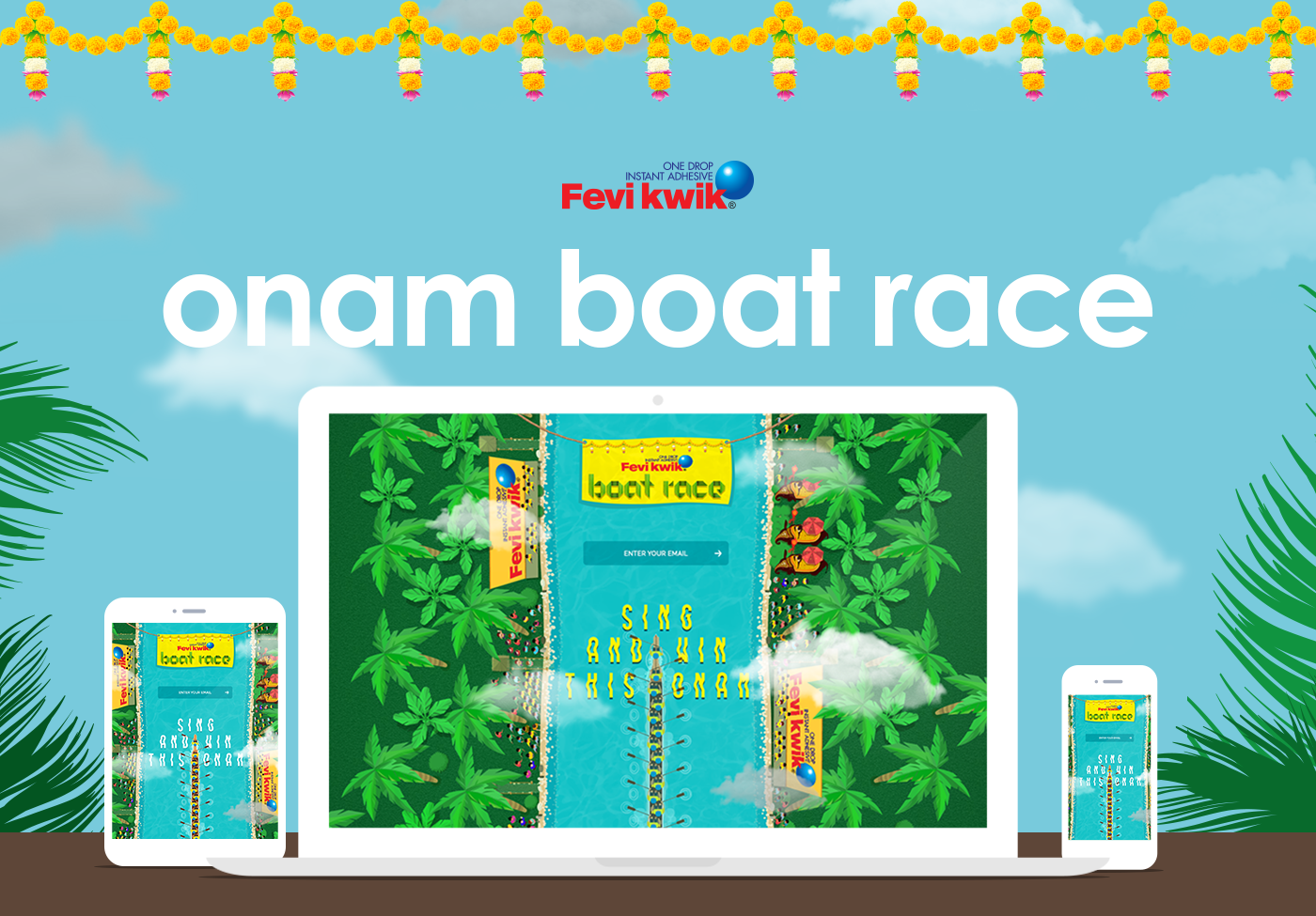 Fevikwik Pidilite Website Design onam Onam Boat Race kerala kerala tourism south India voice voice control