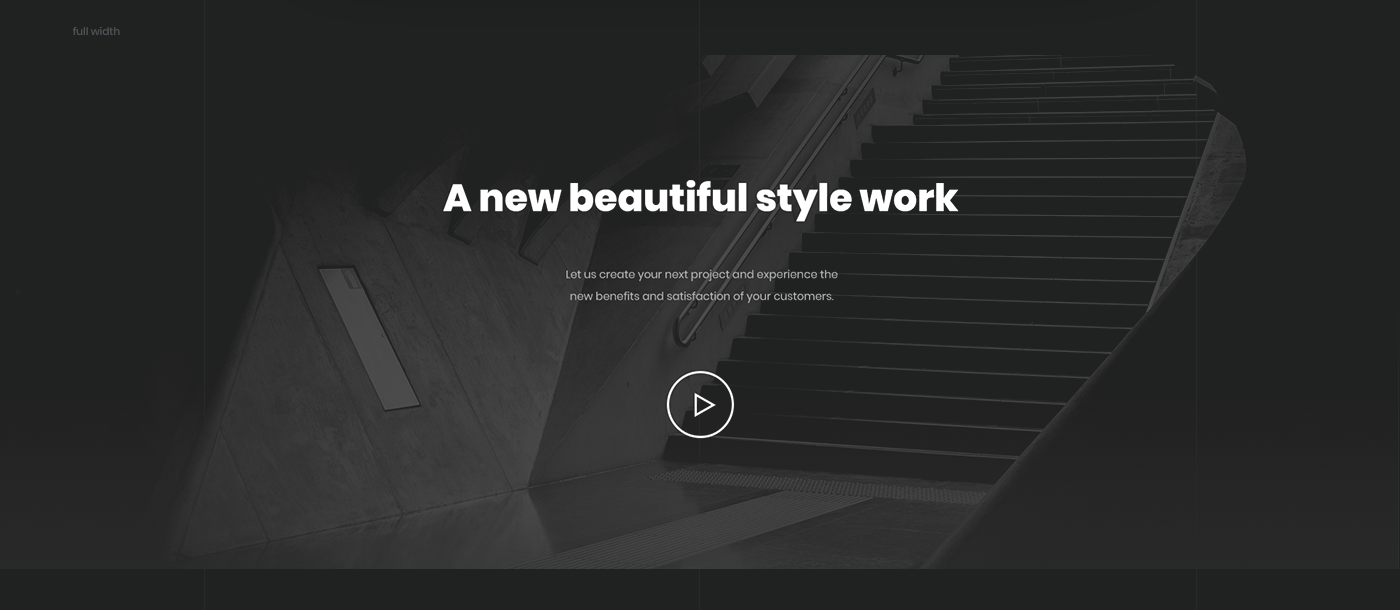 Web Design  UI Theme kit minimalist clean elegant art