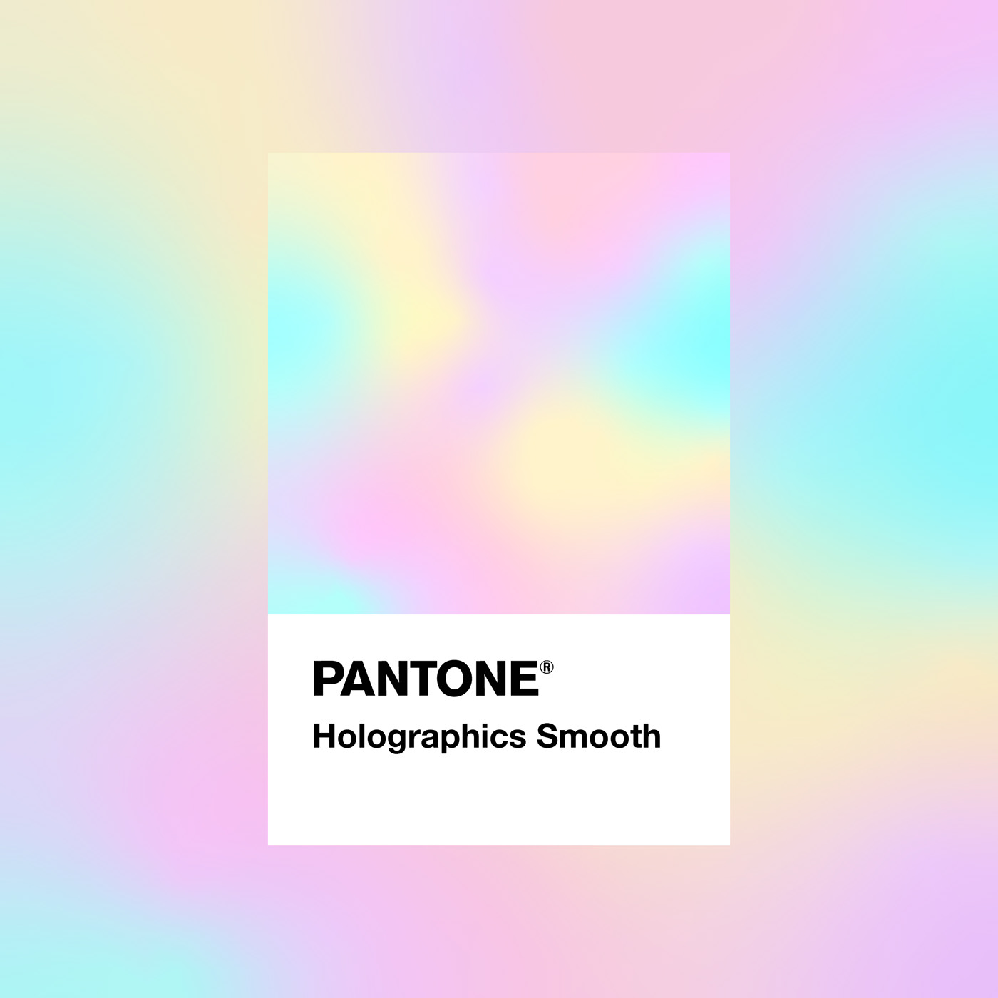 gradient pantone card graphisme Illustrator smooth holographic