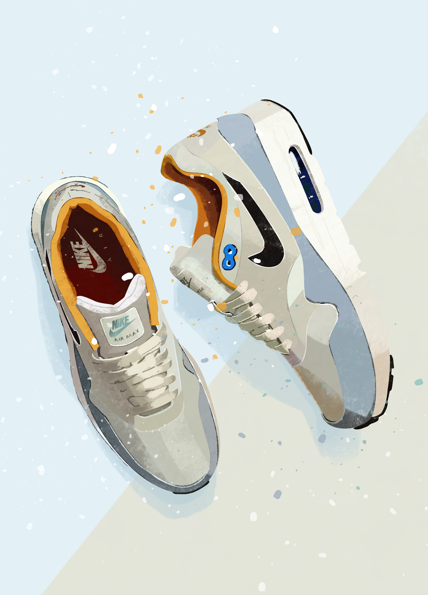 art ILLUSTRATION  conceptart Nike sneakers creative kicks adobe Drawing  painting  