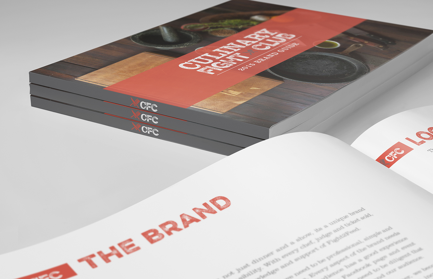Culinary Fight Club chicago branding  design results boutique Food  Events