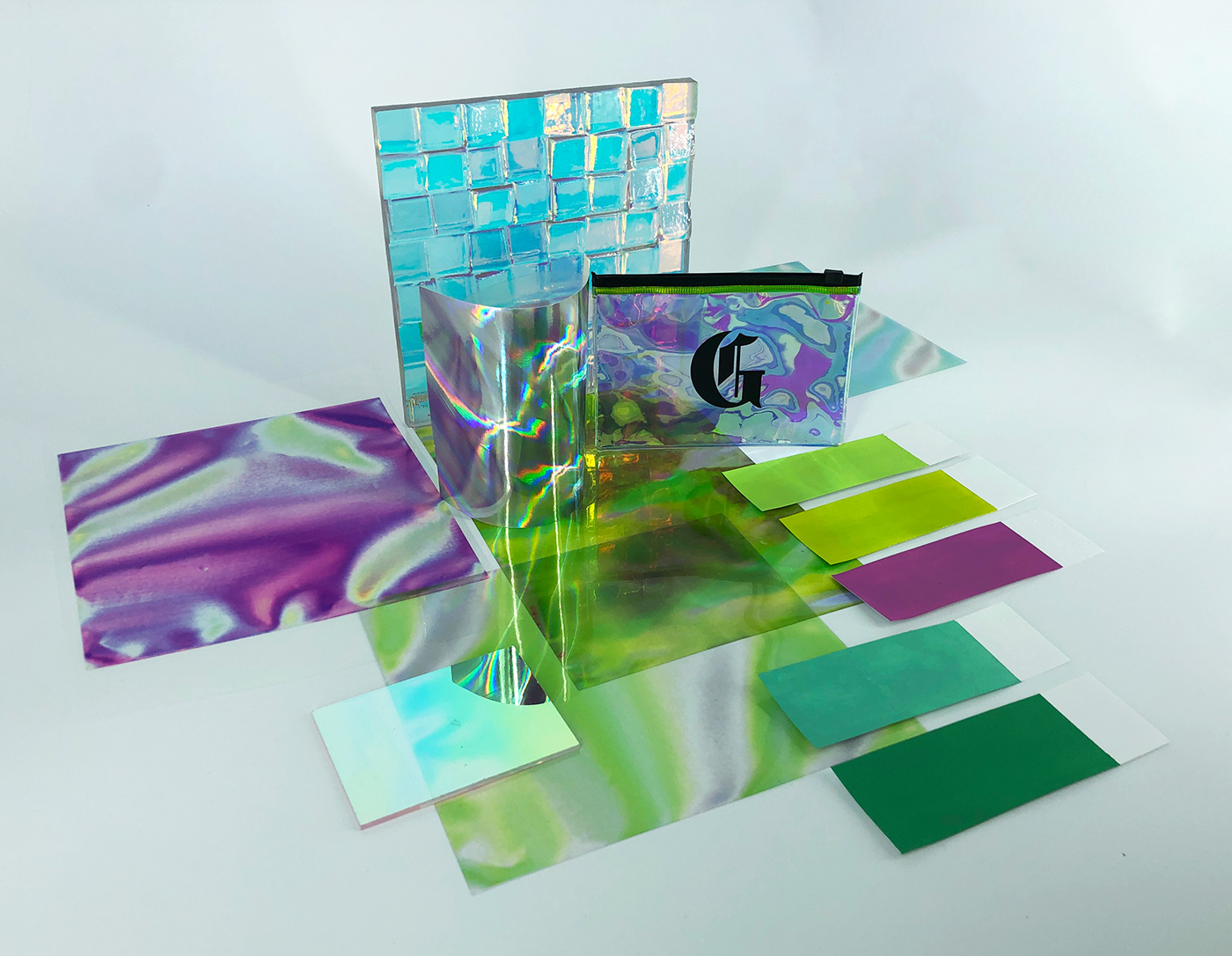 dichroic GAMME CHROMATIQUE paper Photography  reflection reflets