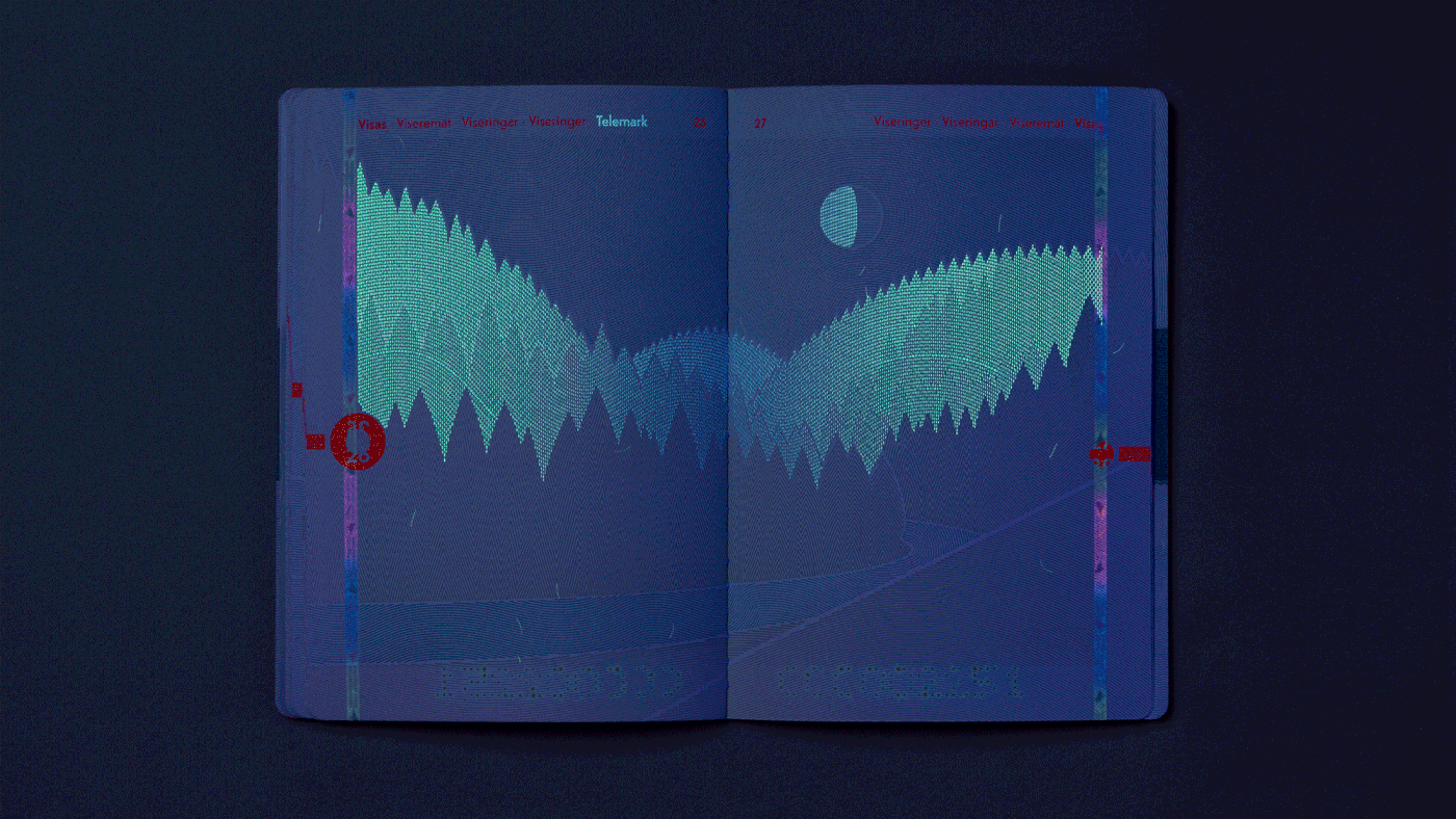Landscape Neue Design Studio norway Passport print redesign Scandinavia