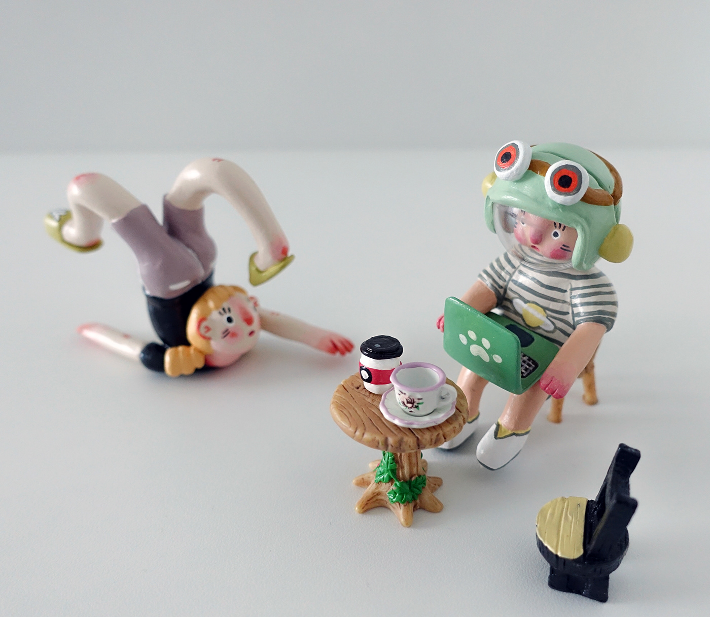art characters clay colorful digital Exhibition  toy