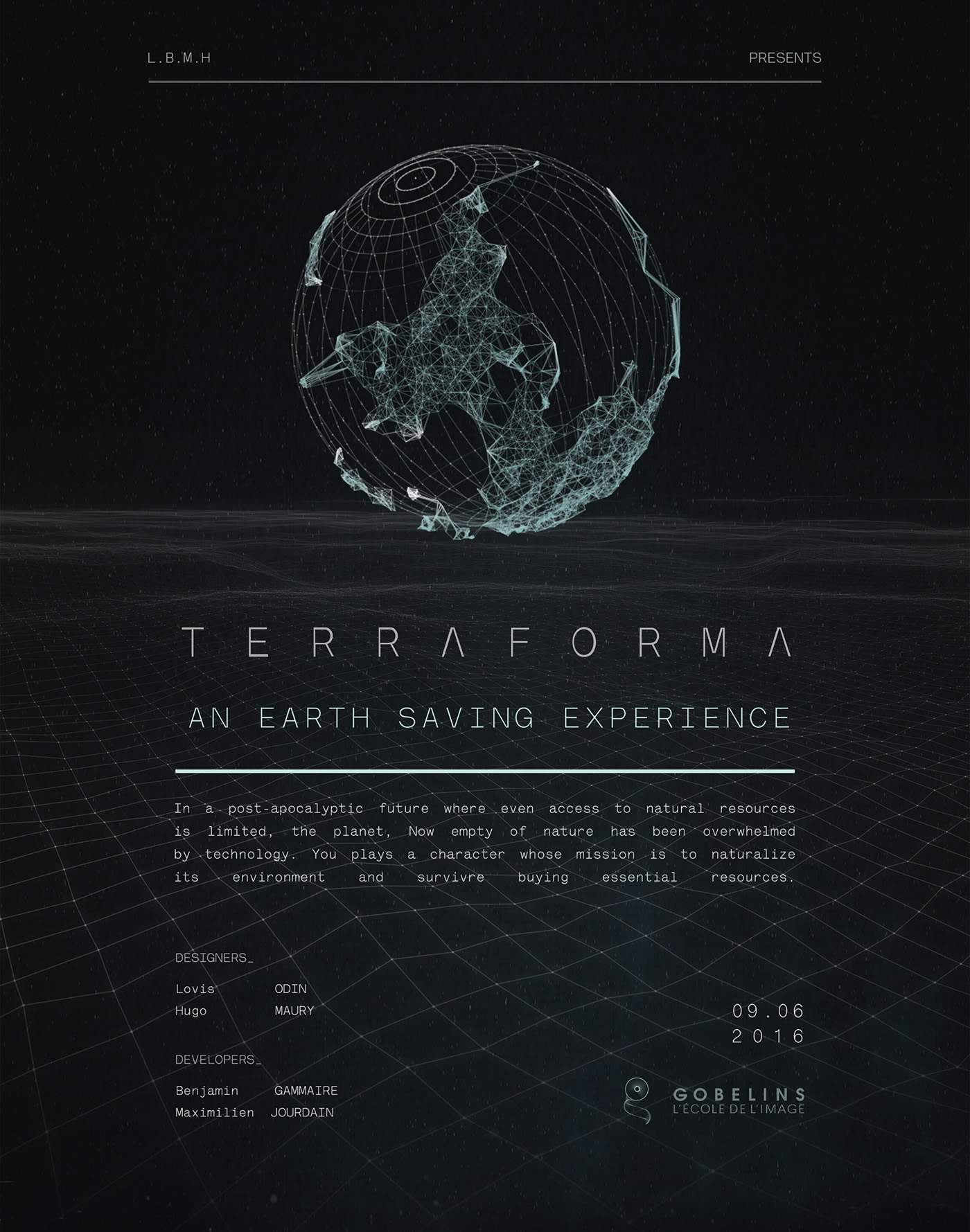 Experience Dystopia vr webgl Web science-fiction future Nature