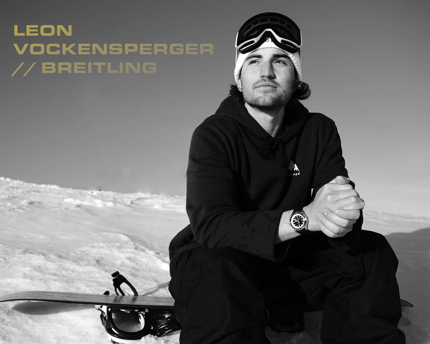 Breitling commercial fujifilm Photography  snowboard