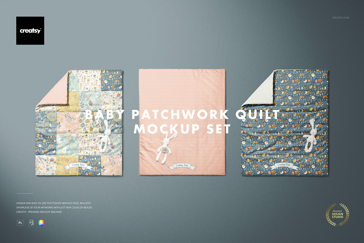 Download Baby Patchwork Quilt Mockup Set on Behance