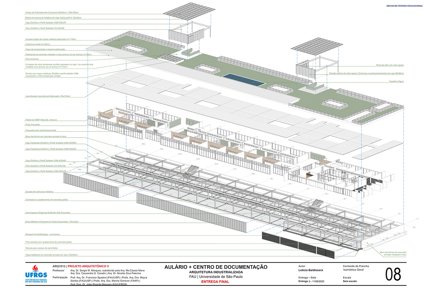 architecture Render design 3D Urban visualization exterior 3ds max fauusp usp