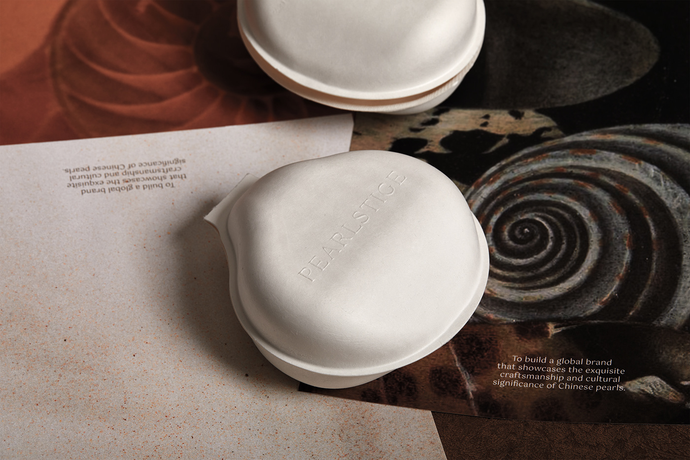 branding  brand identity Packaging jewelry graphic design  logo typography   luxury elegant pearls