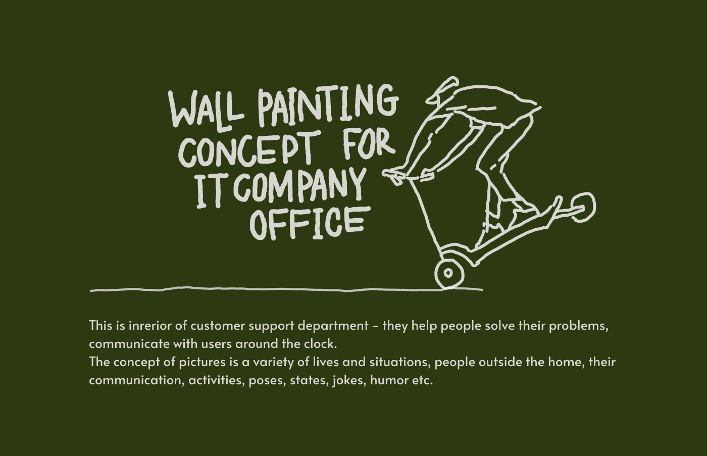 cartoon Digital Art  digital illustration Drawing  Graffiti ILLUSTRATION  Mural painting   sketch wallpainting