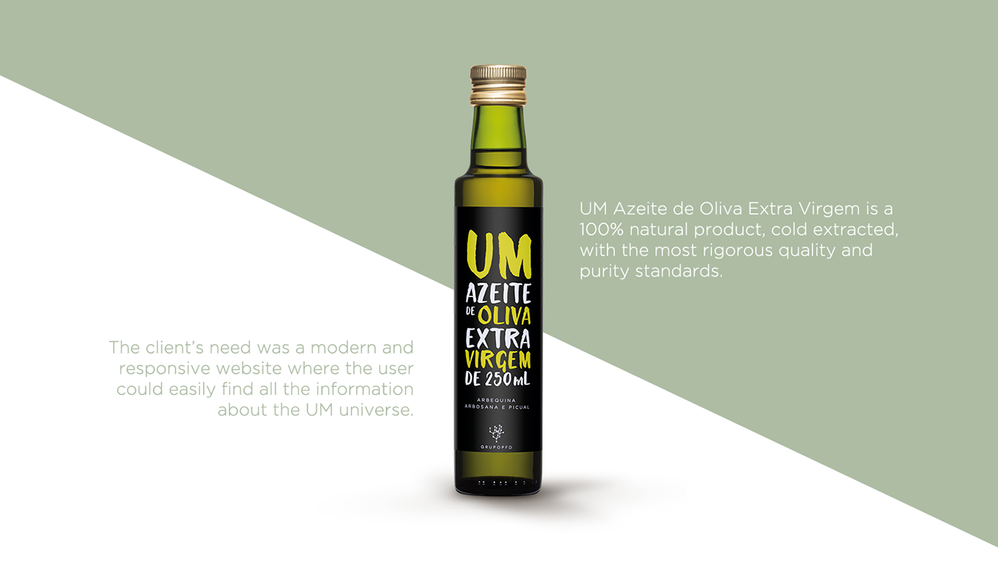 Website Responsive art direction  olives Olive Oil um green