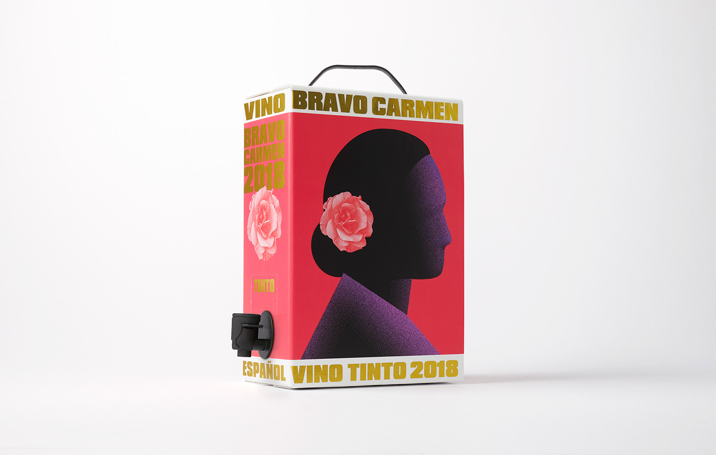 Bib design embalaje etiqueta Label llustration Packaging vino wine
