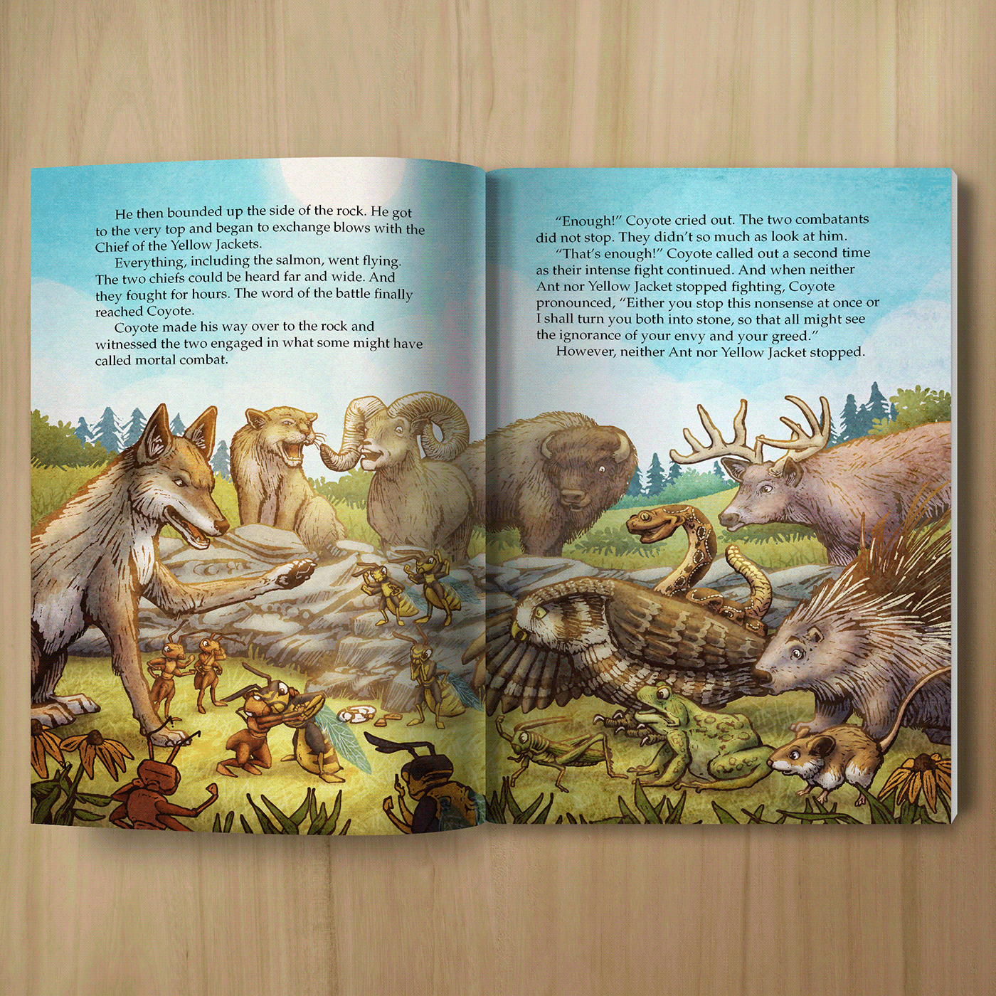children's book children illustration folktale history native american Nature