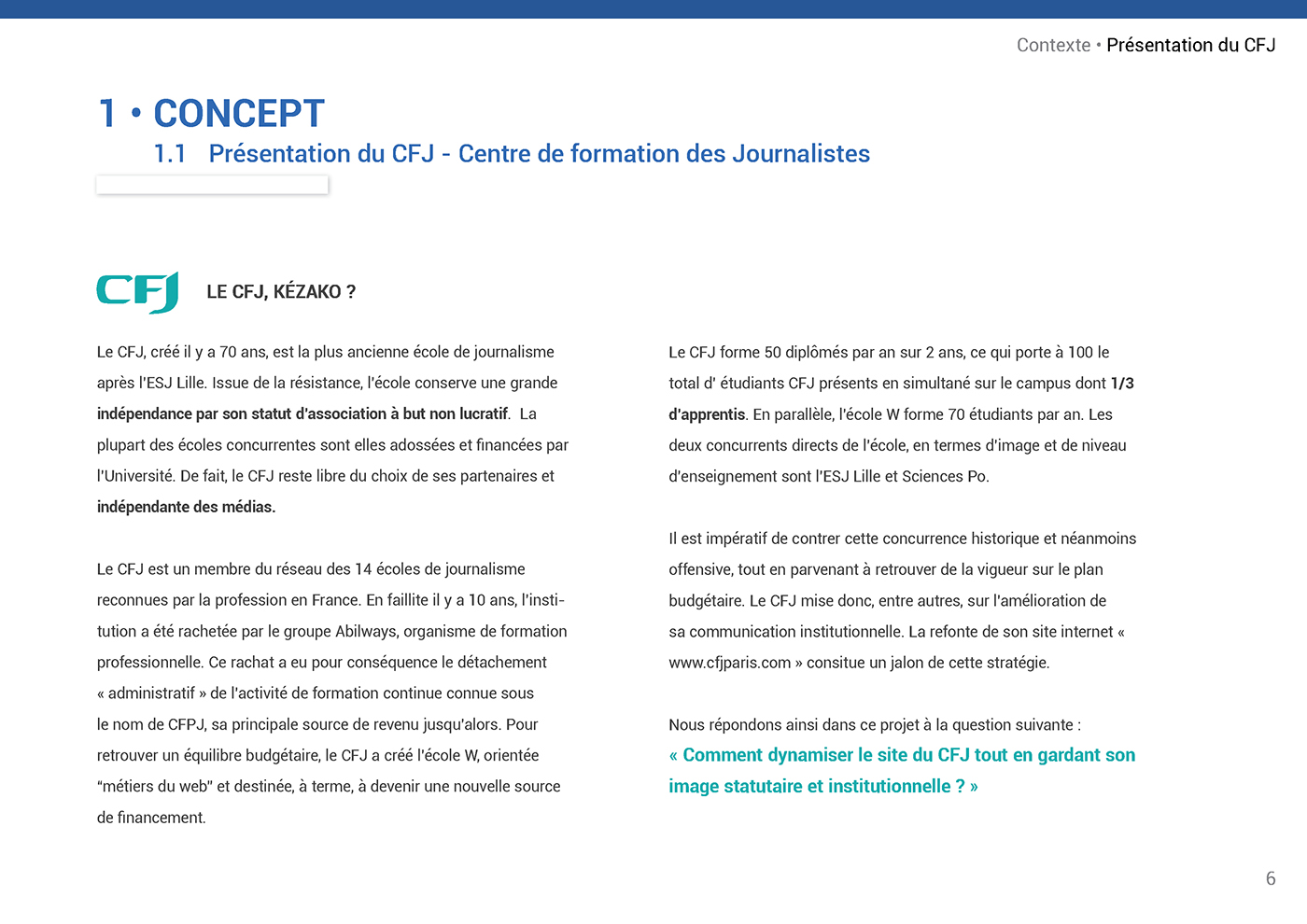school UI ux france Paris journalism  