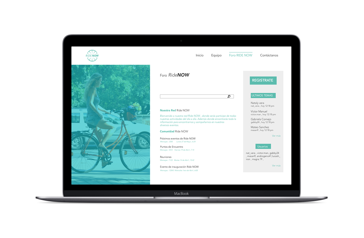 app ridenow descuentos TRAFICO servicio ecológico pagina web smartphone Bicycle traffic lima