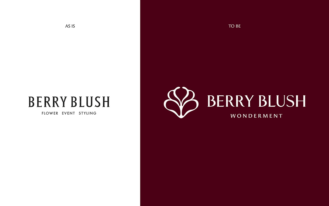 flowershop YNL branding  brand identity identitydesign branddesign logo visual identity berryblush ynldesign