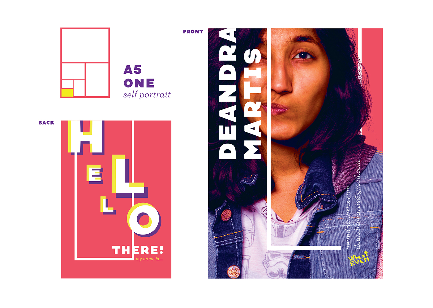 Self expression personal paper bright vibrant typography   design poster portfolio