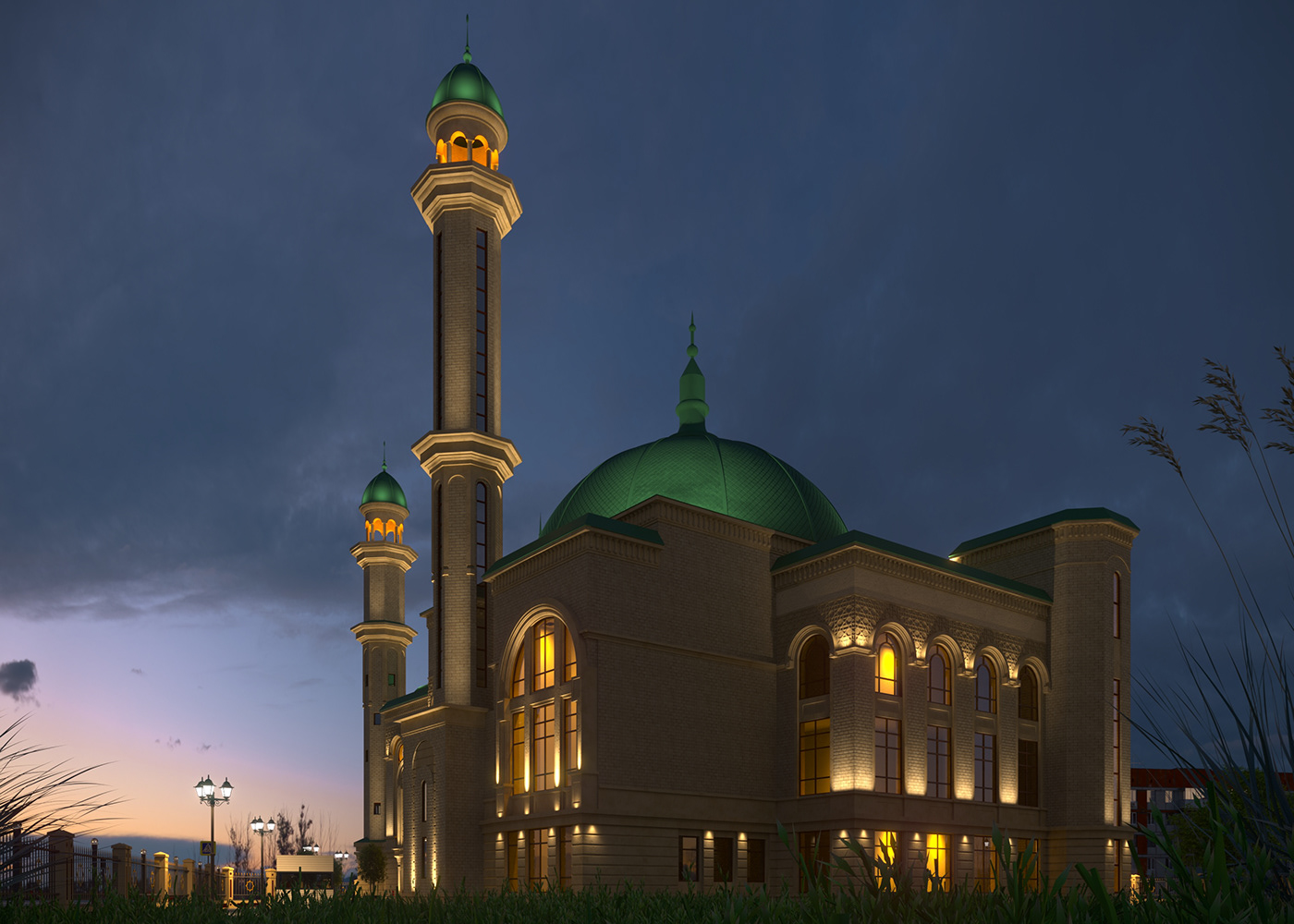 Mosque architectural lighting design