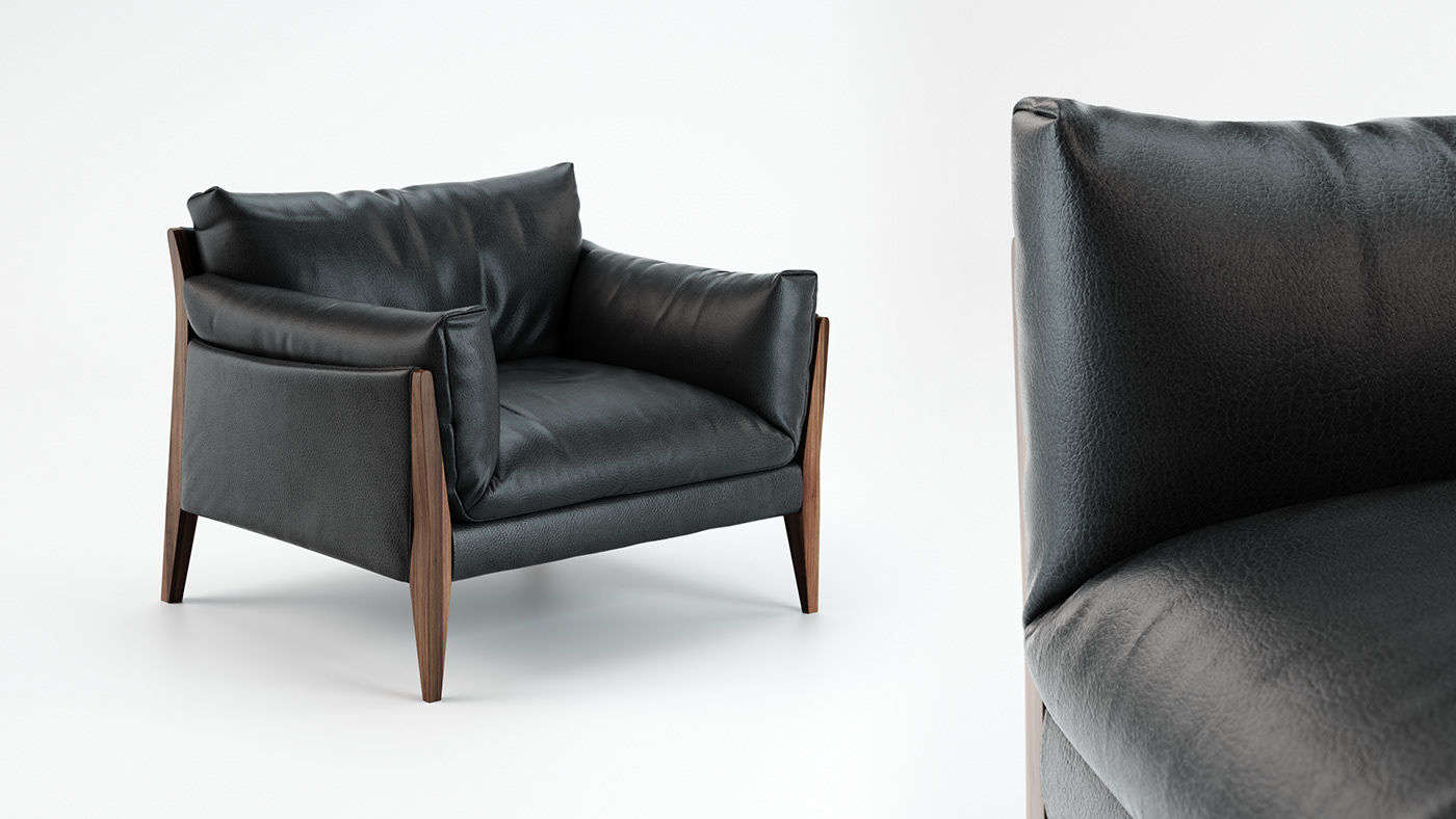 armchair armchair rendering Chair Rendering furniture furniture rendering furniture visualization Interior Visualization Product Rendering product visualization