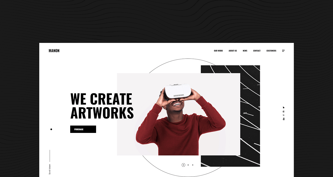 UI ux Webdesign bold minimal portfolio agency flat art direction  digital design