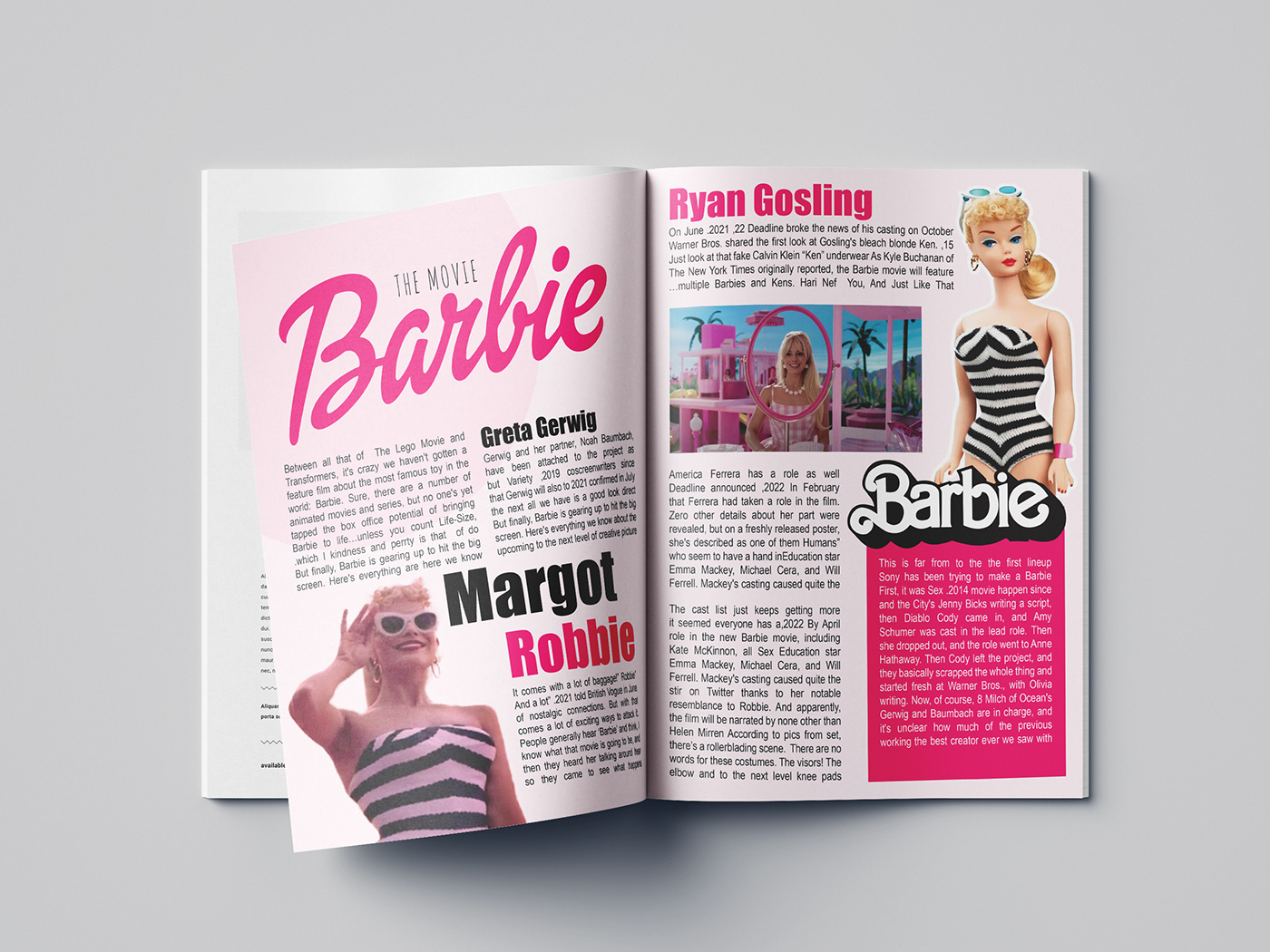 magazine magazine layout editorial Layout Celebrity hollywood vanity fair box office cinematic Film  