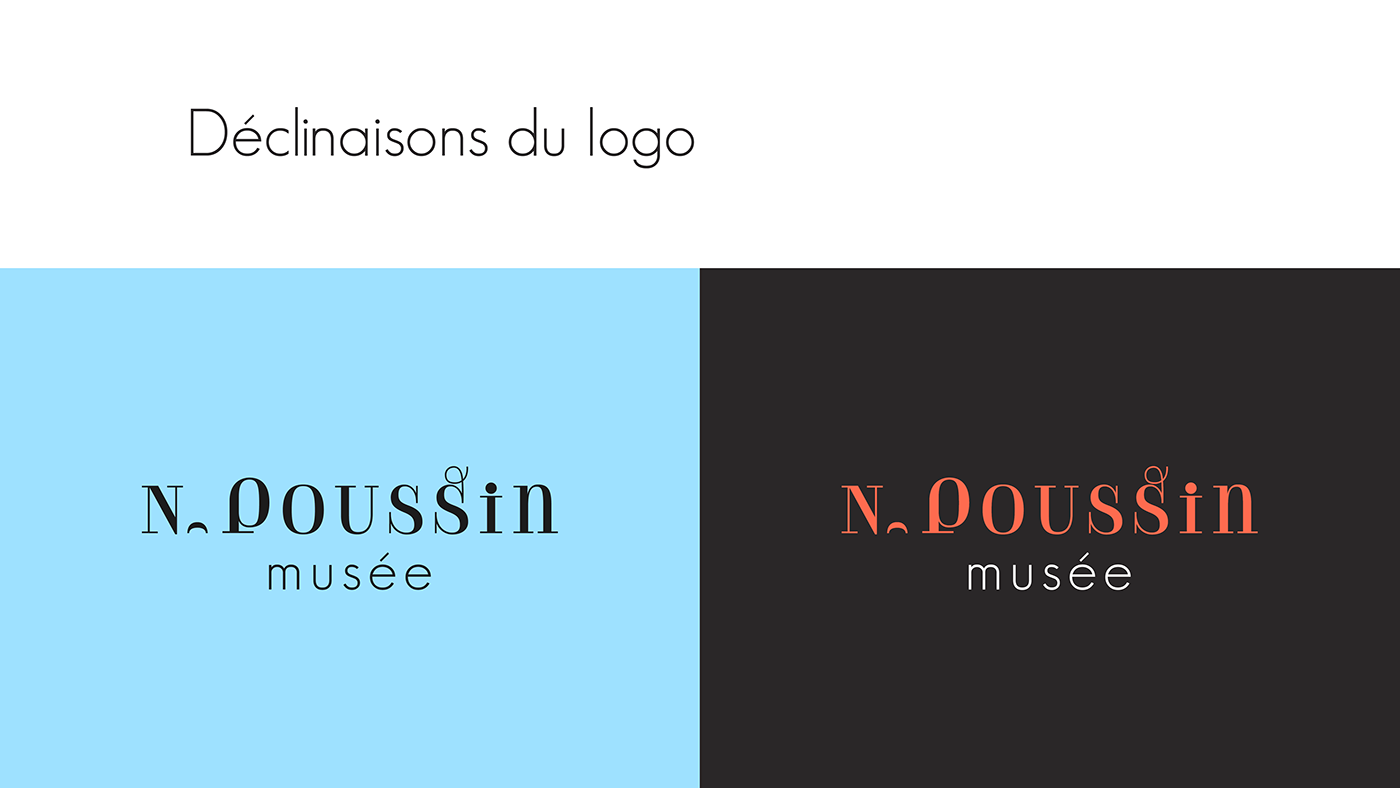 app art Graphic chart logo musée museum nicolas poussin painting   Poussin Website