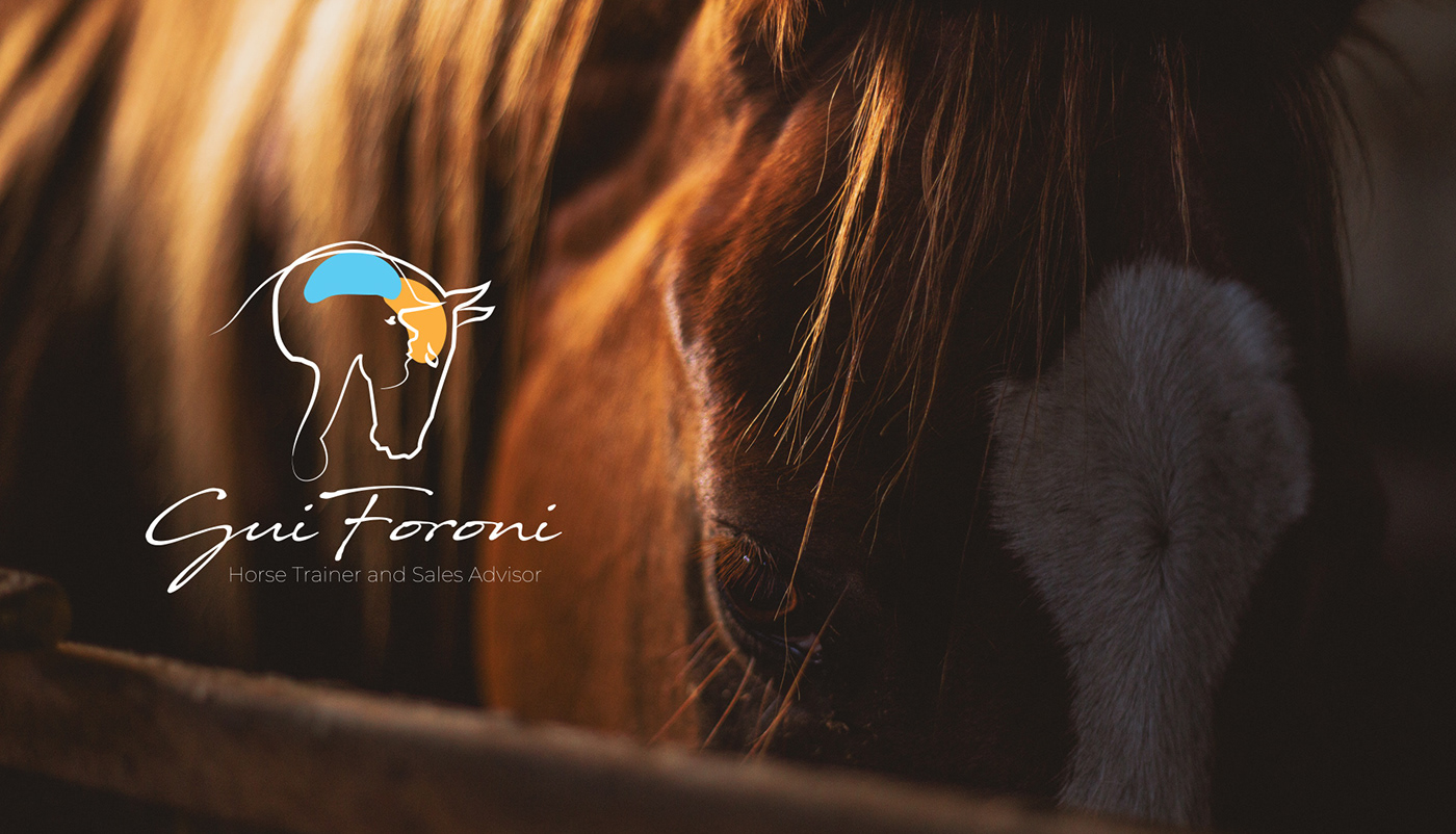 branding  design Equestrianism sports horse identity