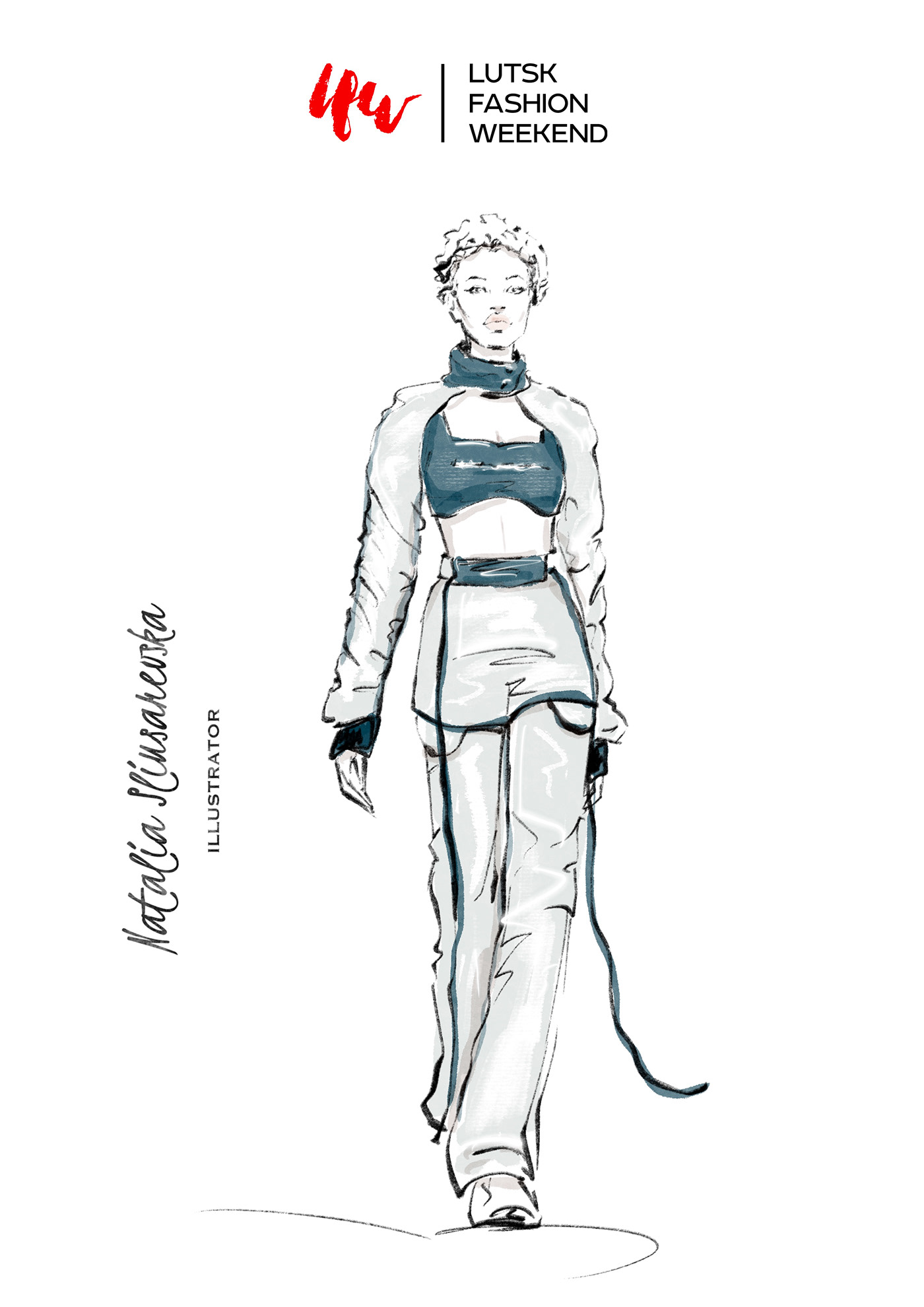Clothing Digital Art  editorial Event Fashion  fashion design fashion illustration fashion show sketch Style