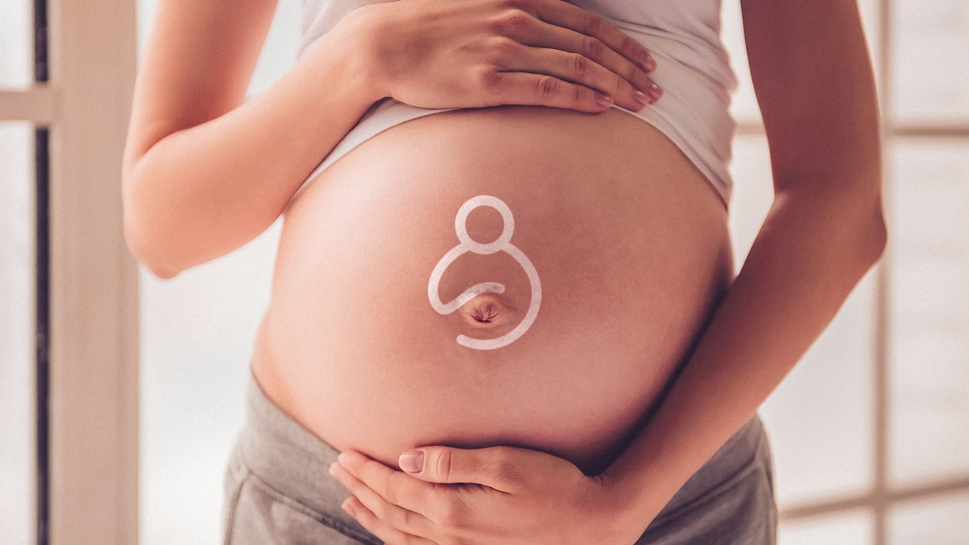 baby birth brand Brand Design doctor GYNECOLOGIST Health logodesign obstetrics visual brand